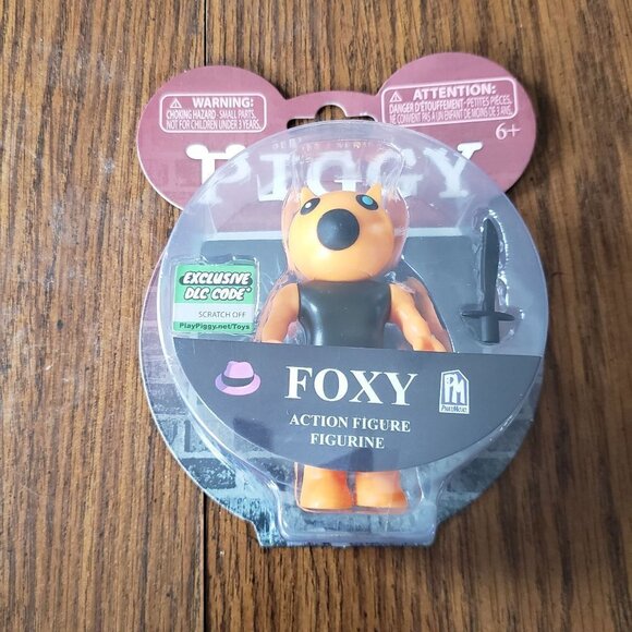 ROBLOX Piggy Series 1 Foxy 3.5" Action Figure Orange Black - Picture 1 of 2